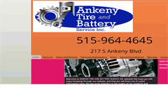 Desktop Screenshot of ankenytireandbattery.com